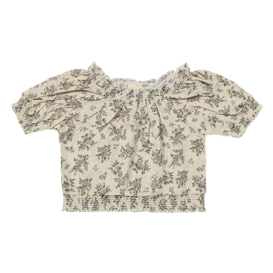lav winter floral top