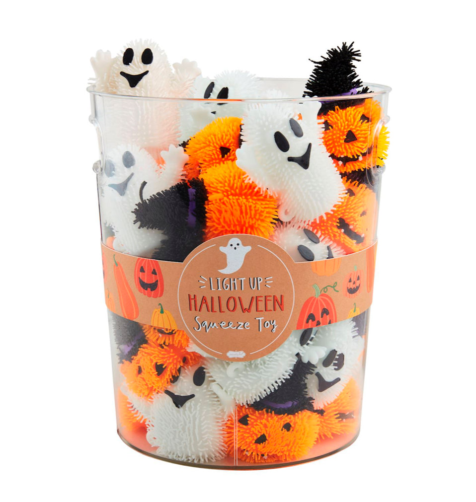 Halloween light up squeeze toy