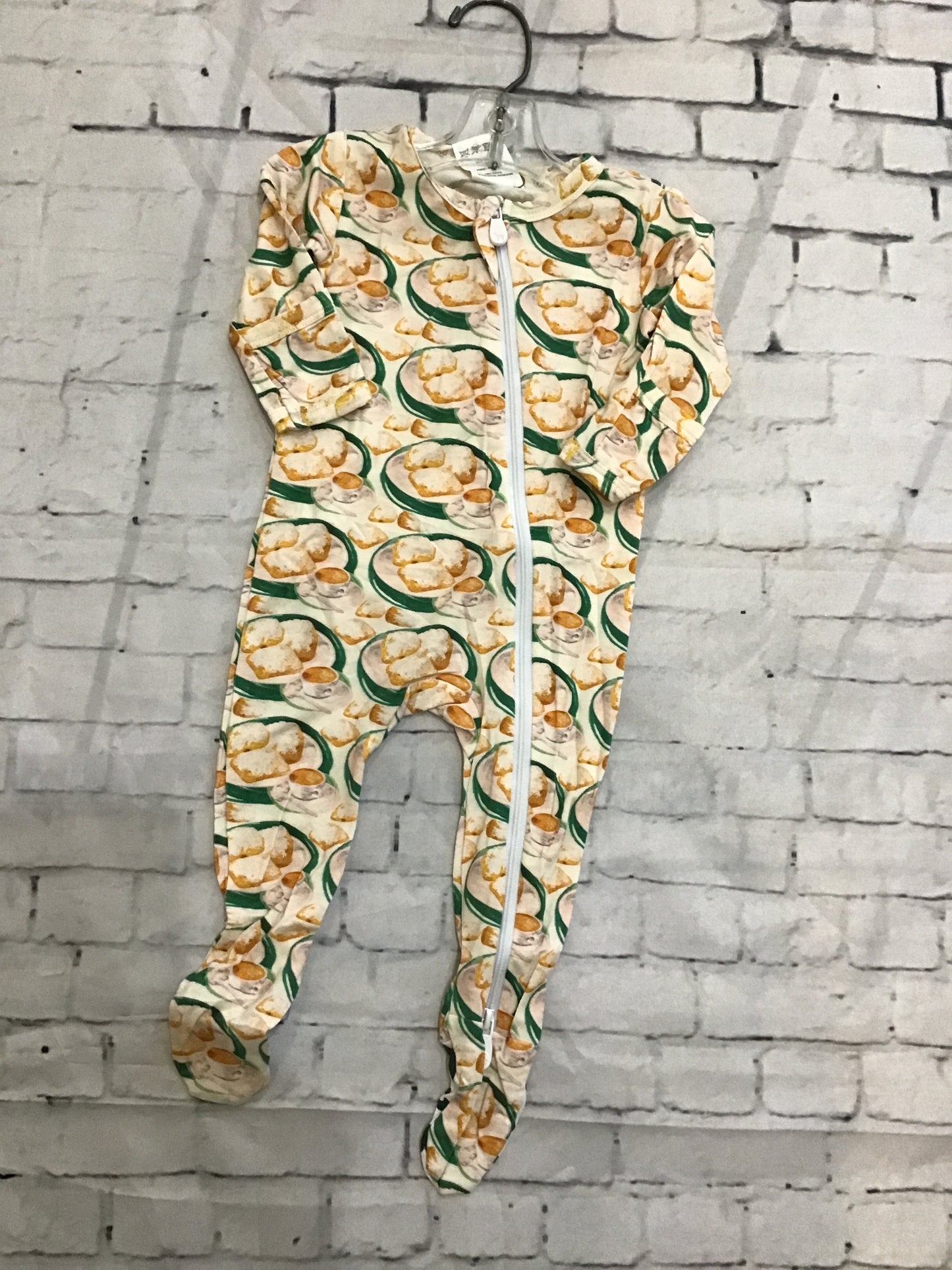 velvet fawn zipper jammies