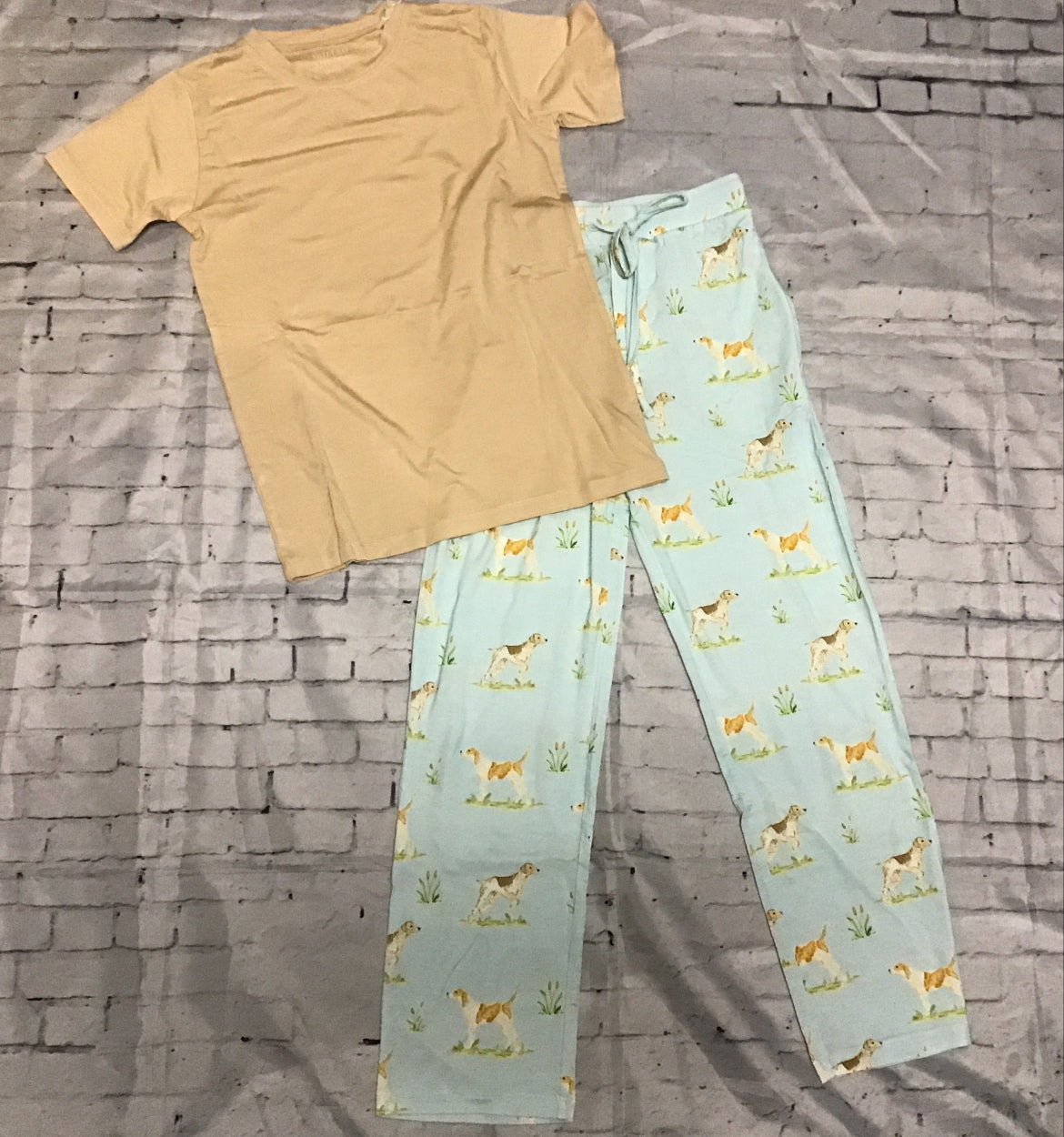 hunting dog 2 piece PJ tween