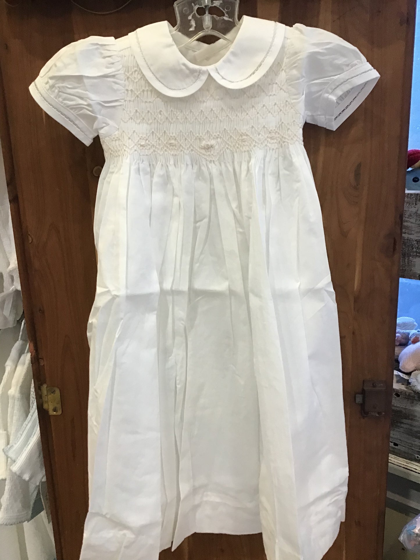 White Riley Baptism gown