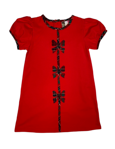 holly bow dress