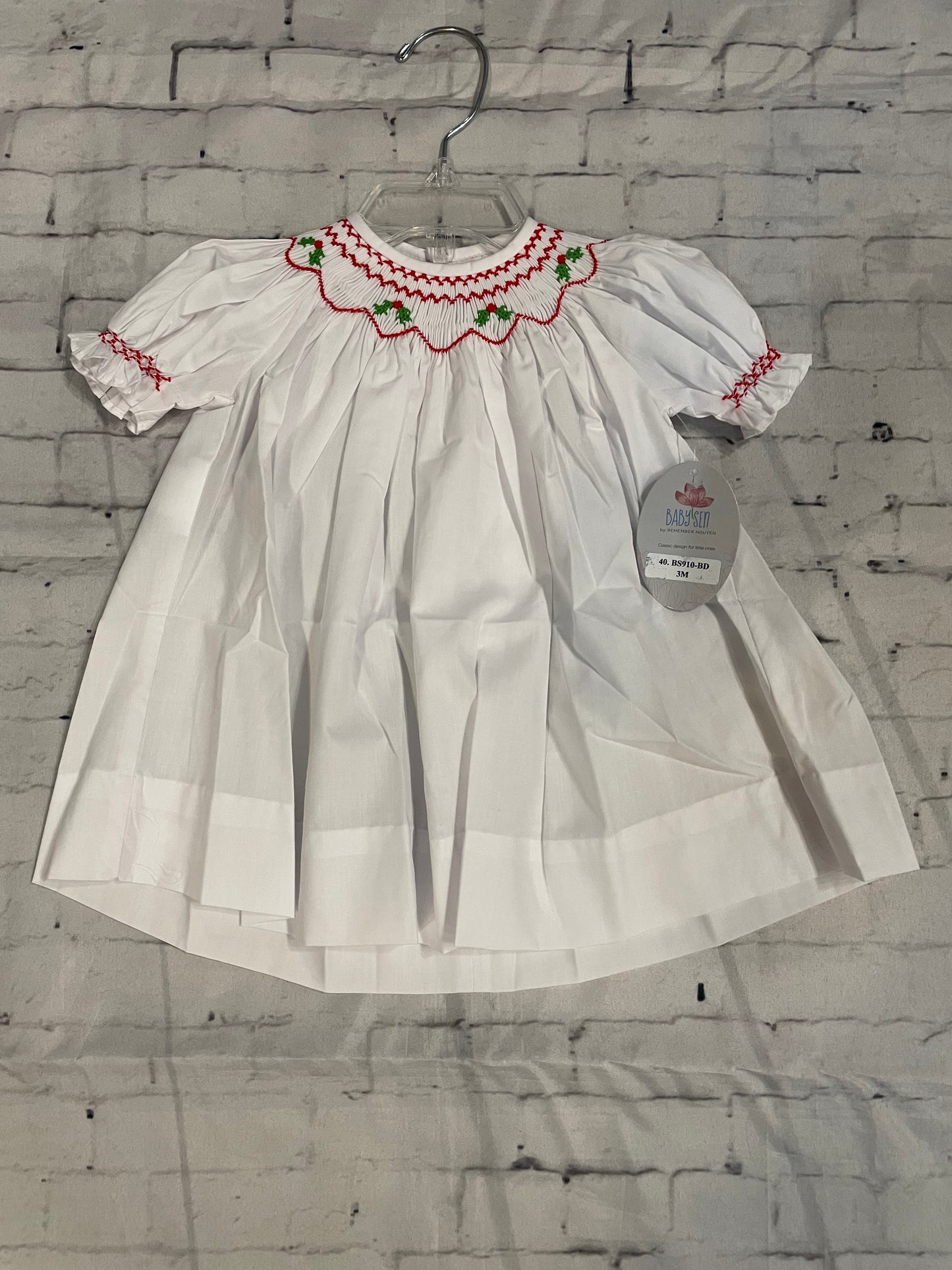 White smocked sets