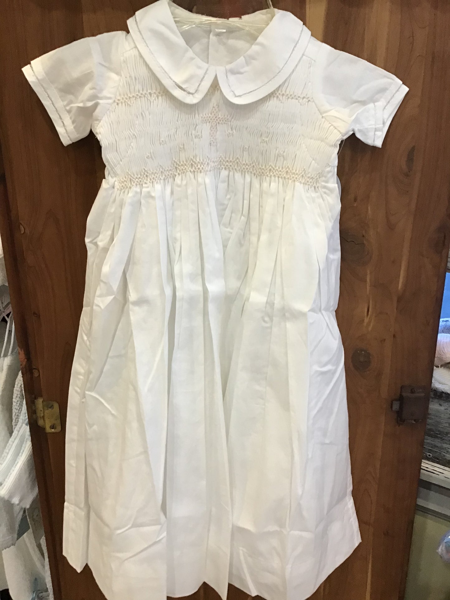 White Riley Baptism gown