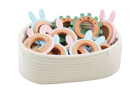 animal ring teethers