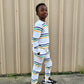 mardi gras stripe loungewear