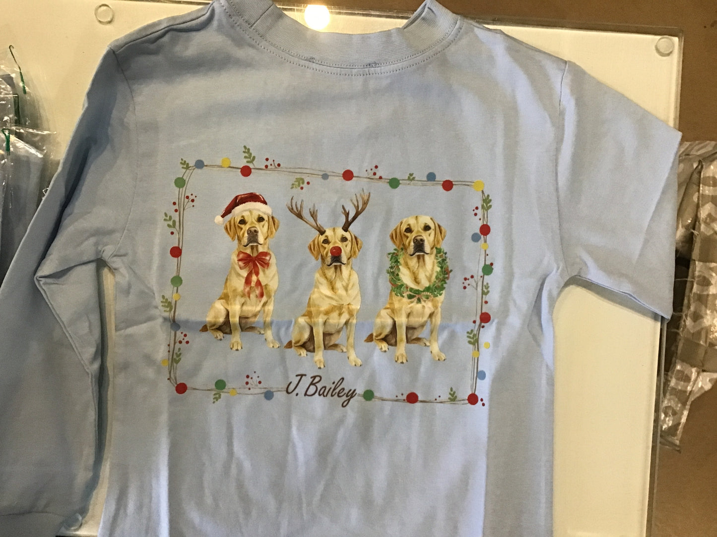 Holiday l/s logo tees