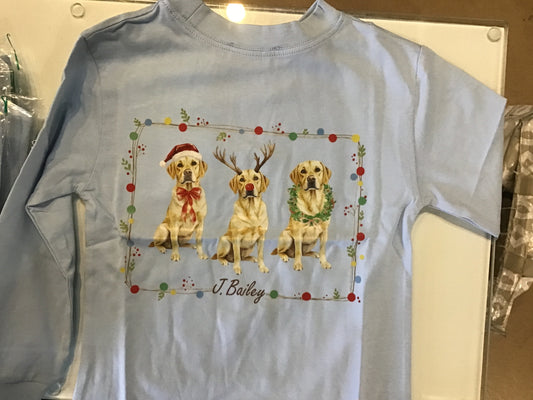 Holiday l/s logo tees