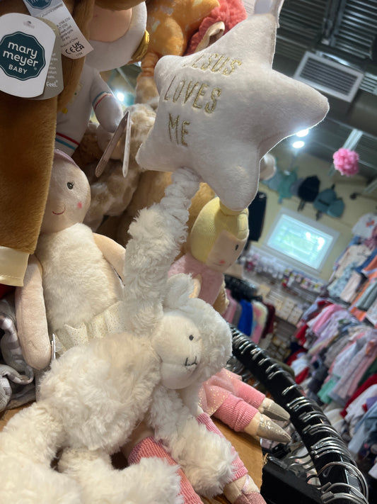 lamb pull toy