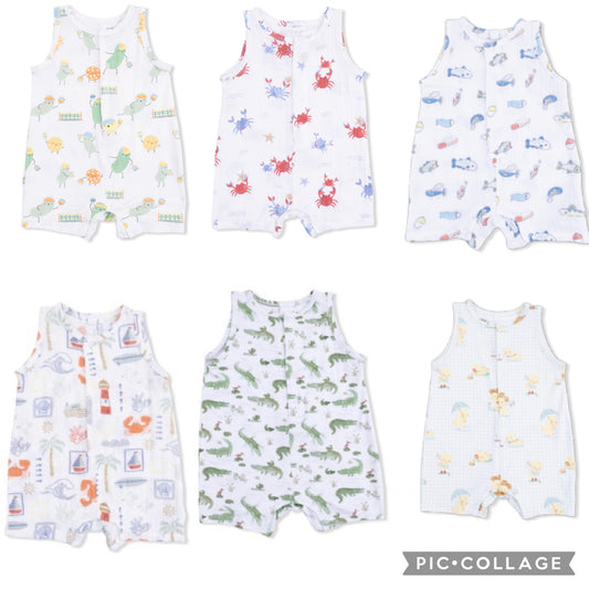 sleeveless  rompers