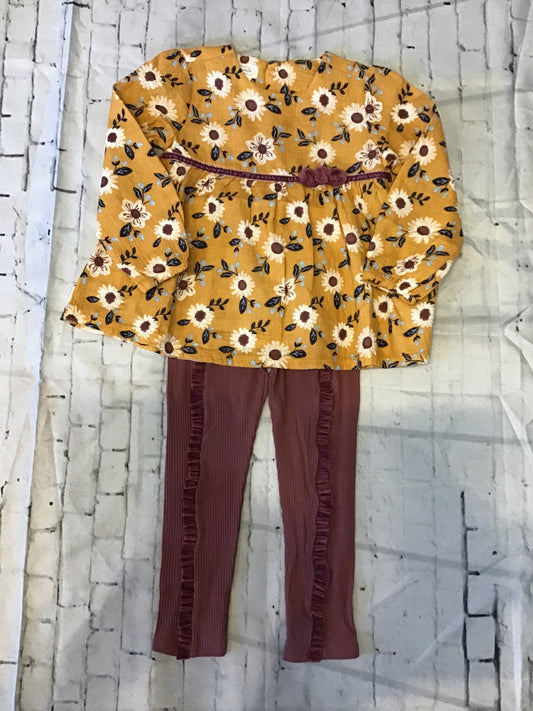 mustard floral set