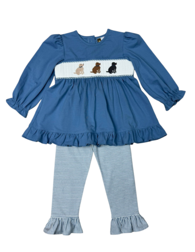 smocked lab trio sets