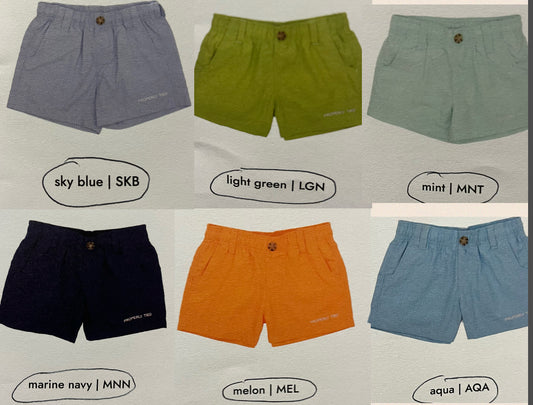 spring/summer solid mallard shorts