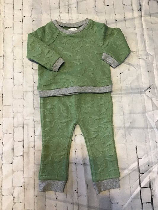 quilted dino pant set