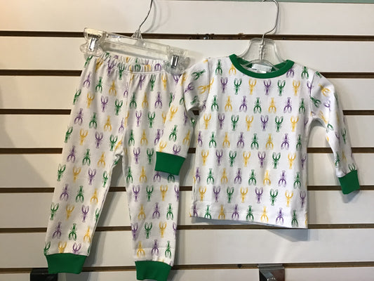 mardi gras 2pc pj