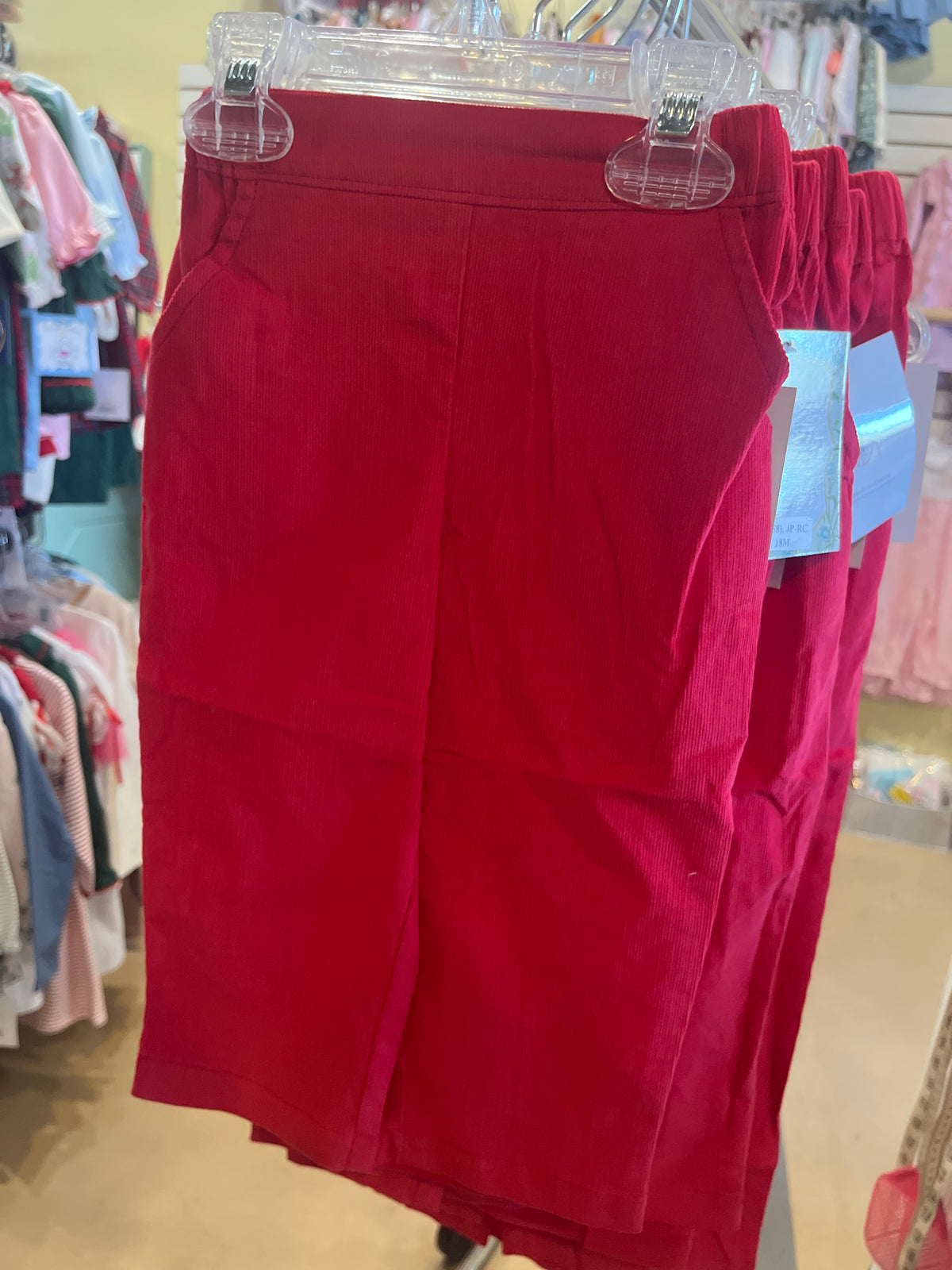 Red Cord Pant