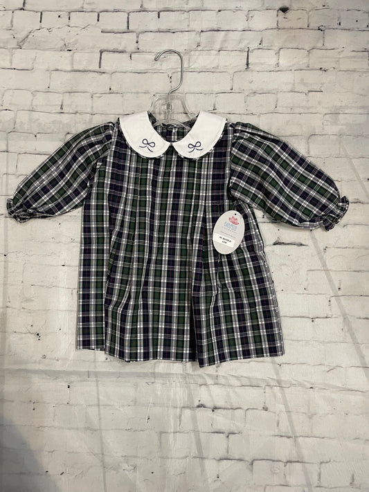 Navy/green plaid sets