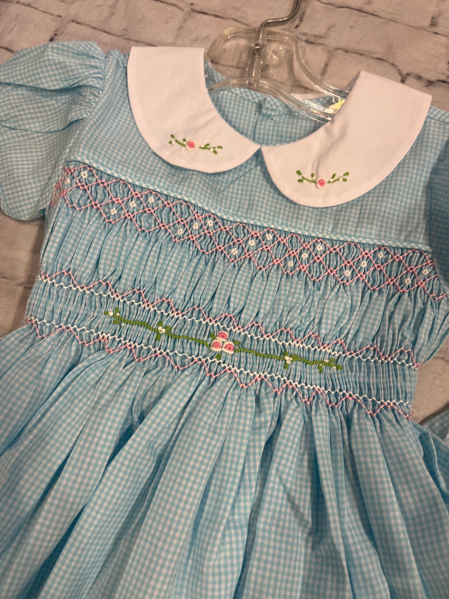 blue spring social dress