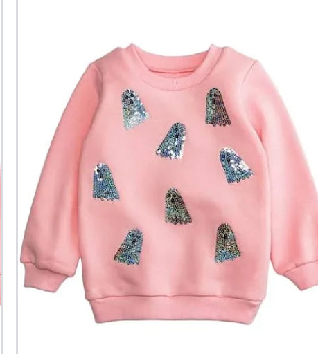 Ghosts sequin shirt