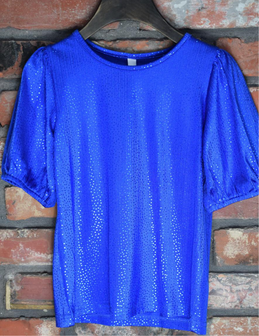 blue foil top