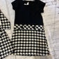 houndstooth jacket and dress