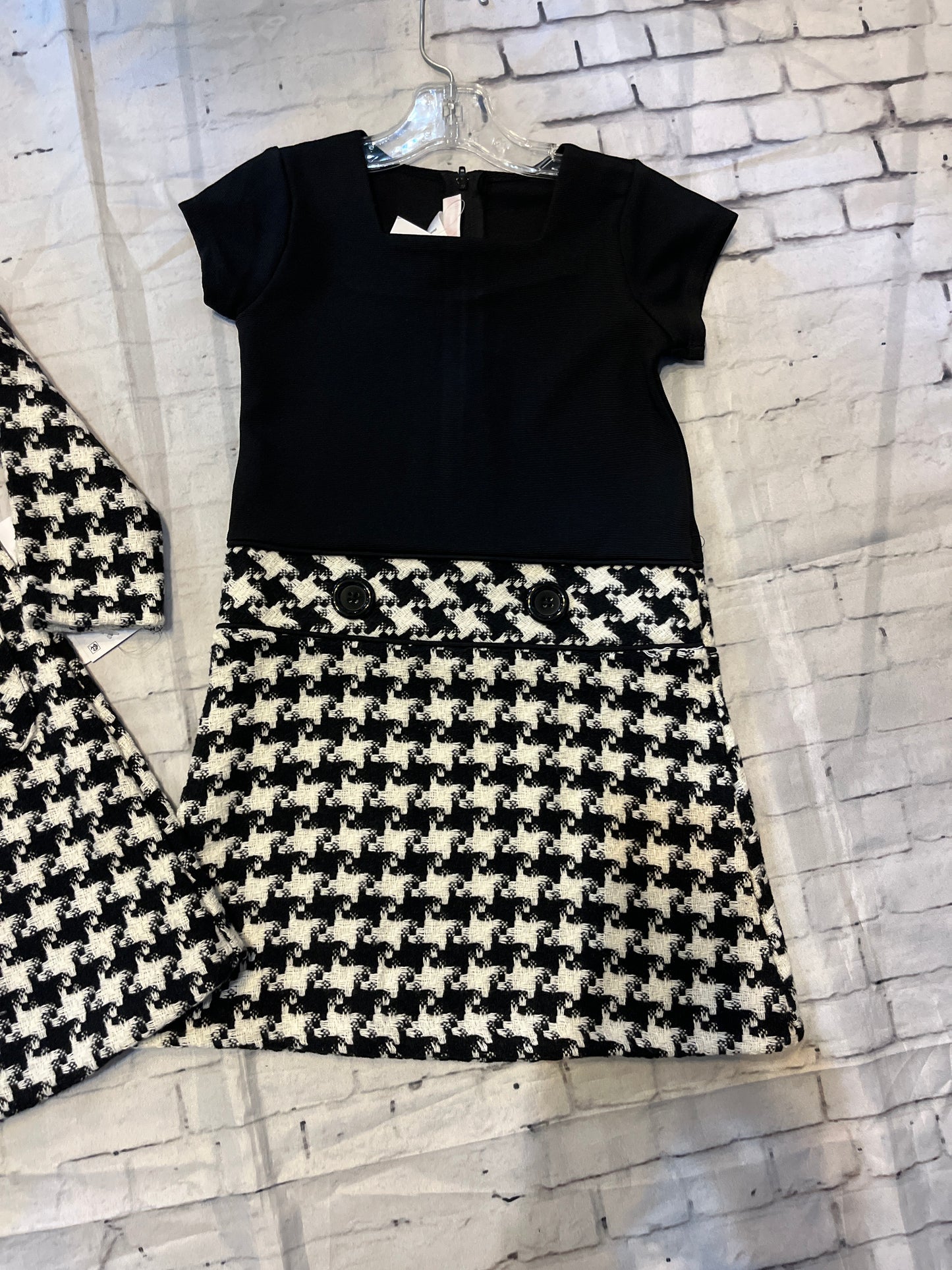 houndstooth jacket and dress