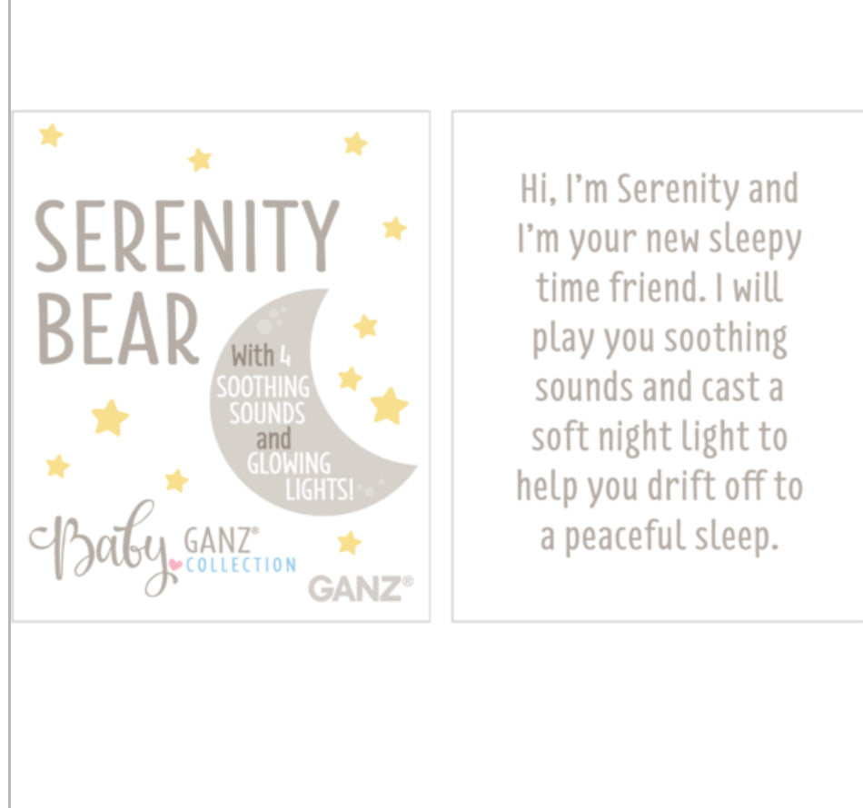 Serenity sound/light bear