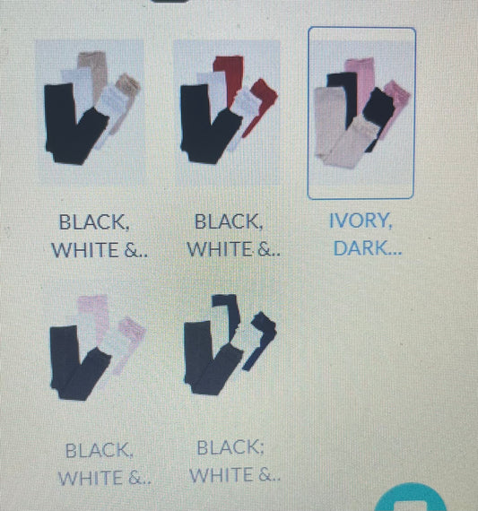 3pk footless tights