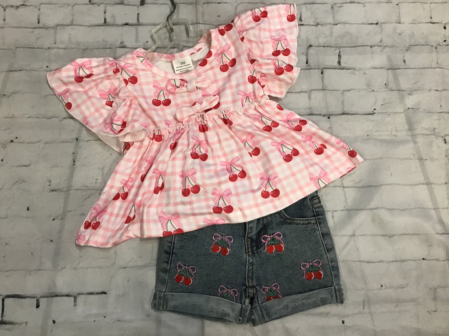 Cherry short set