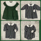 Navy/green plaid sets