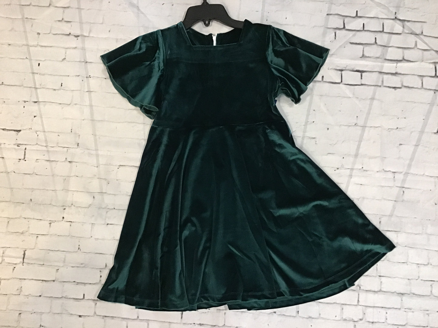 Green Velvet Dress