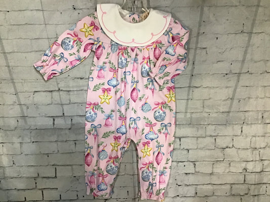 holiday playsuit w/collar