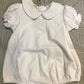 white knit short sleeve onesie option