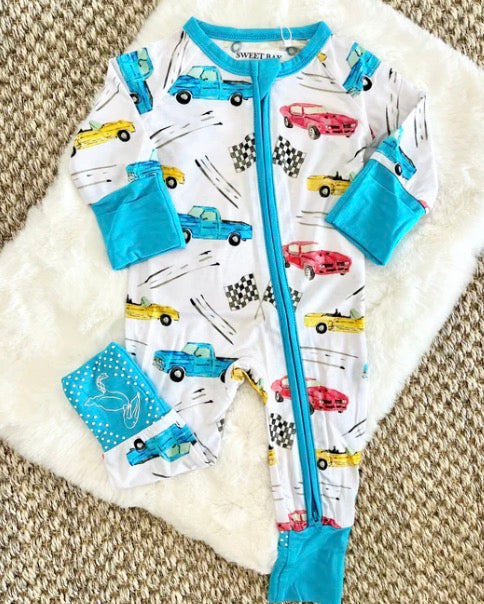 sweet bay zipper onesies