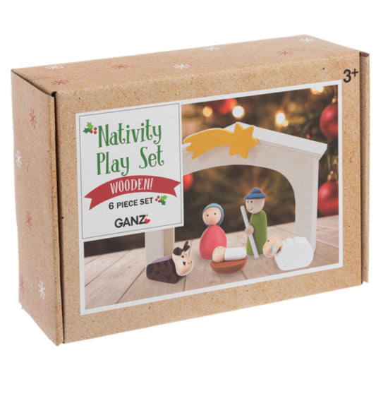 Nativity wooden set