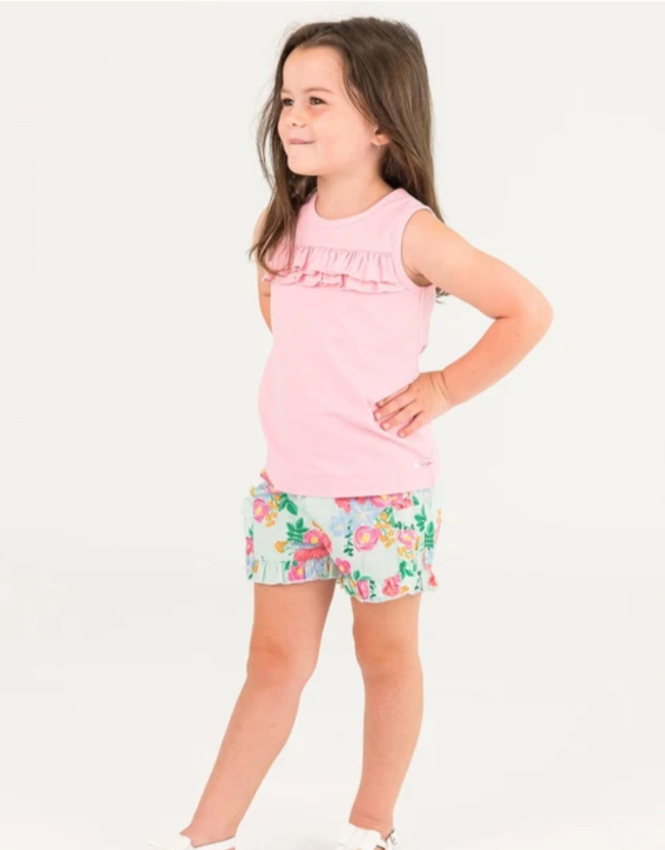 charming meadow ruffle shorts