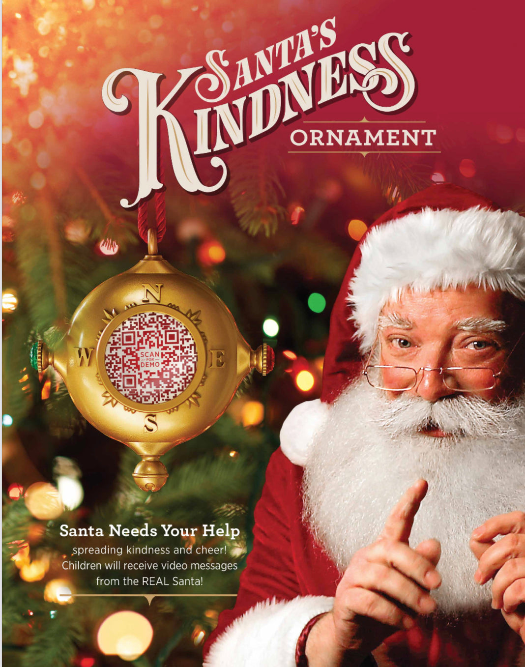 Santa's Kindness Ornament & Journal