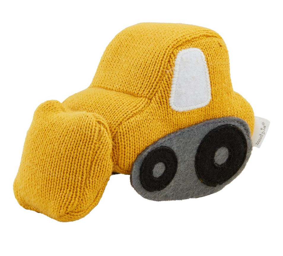 Plush vehicle rattle