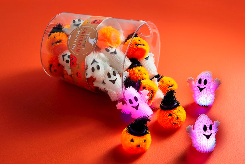 Halloween light up squeeze toy