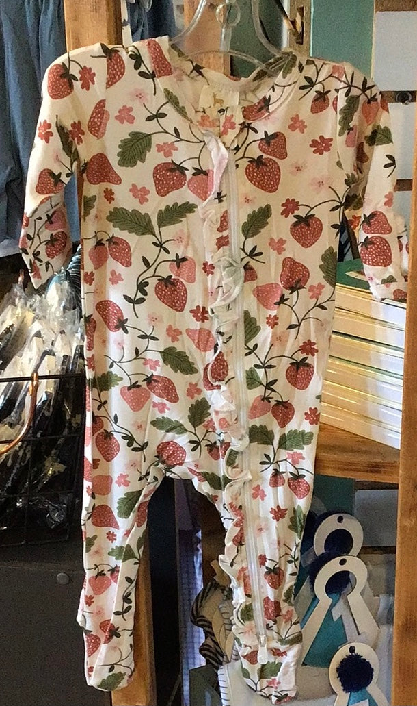 velvet fawn zipper jammies