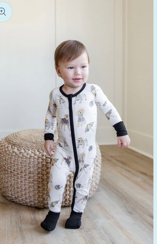 black and gold zipper onesie