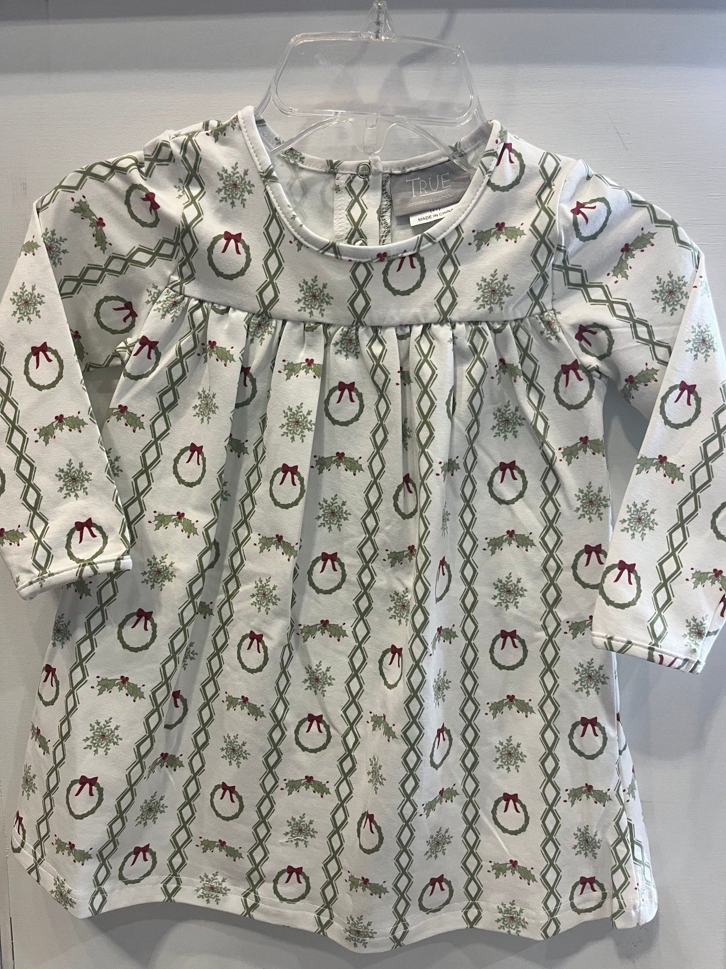 wreath dress