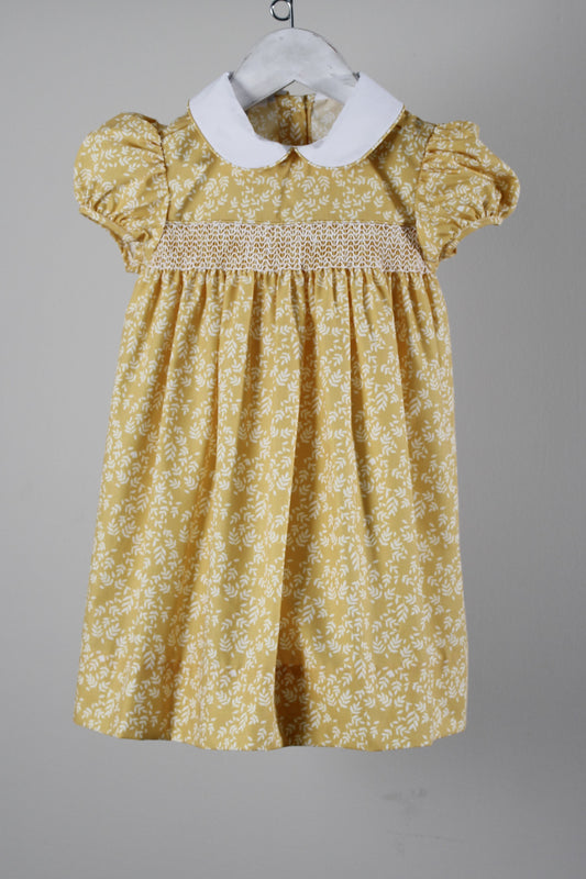 yellow petal dress