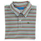 striped Performance polos