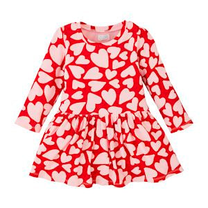 hearts tshirt dress