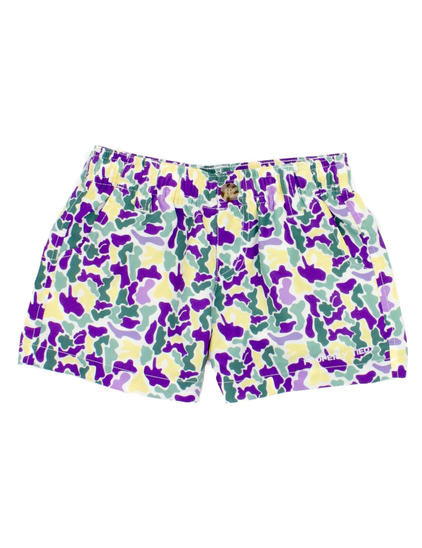 mardi gras mallard shorts