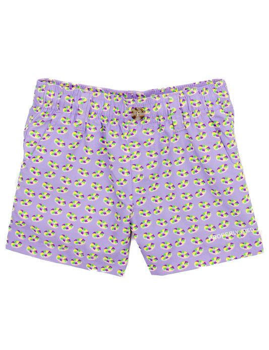 mardi gras mallard shorts