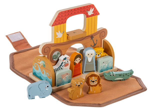 noah ark wood toy