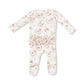 2 way zipper owl footie