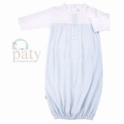 NB paty stripe pima gown